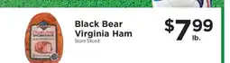 ShopRite Black Bear Virginia Ham offer
