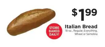 ShopRite Italian Bread offer