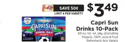ShopRite Capri Sun Drinks 10-Pack offer
