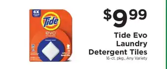 ShopRite Tide evo Laundry Detergent Tiles offer