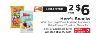 ShopRite Herr's Snacks offer