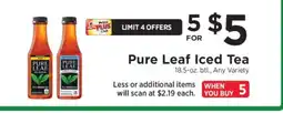 ShopRite Pure Leaf Iced Tea offer