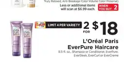 ShopRite L’Oréal Paris EverPure Haircare offer