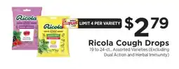 ShopRite Ricola Cough Drops offer