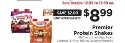 ShopRite Premier Protein Shakes offer