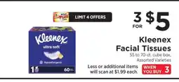 ShopRite Kleenex Facial Tissues offer