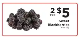 ShopRite Sweet Blackberries offer