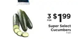 ShopRite Super Select Cucumbers offer