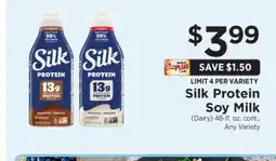 ShopRite Silk Protein Soy Milk offer