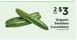 ShopRite Organic Seedless Cucumbers offer