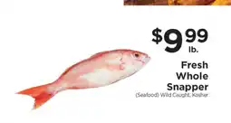 ShopRite Fresh Whole Snapper offer