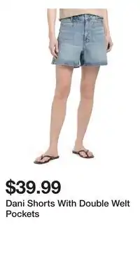 TJ Maxx Dani Shorts With Double Welt Pockets offer