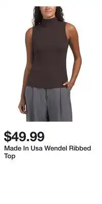 TJ Maxx Made In Usa Wendel Ribbed Top offer
