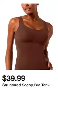 TJ Maxx Structured Scoop Bra Tank offer