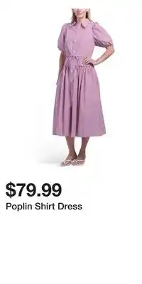 TJ Maxx Poplin Shirt Dress offer