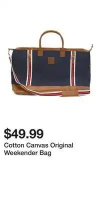 TJ Maxx Cotton Canvas Original Weekender Bag offer