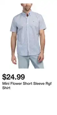 TJ Maxx Mini Flower Short Sleeve Rgf Shirt offer