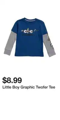 TJ Maxx Little Boy Graphic Twofer Tee offer