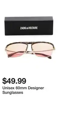 TJ Maxx Unisex 60mm Designer Sunglasses offer