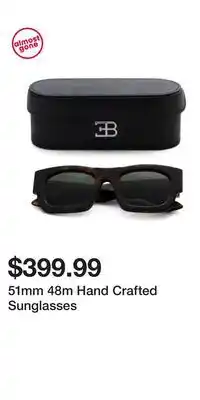 TJ Maxx 51mm 48m Hand Crafted Sunglasses offer
