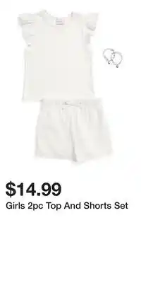 TJ Maxx Girls 2pc Top And Shorts Set offer