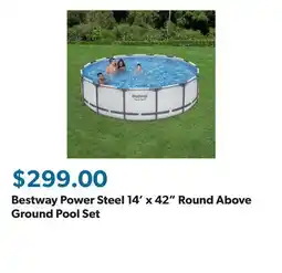 Sam's Club Bestway Power Steel 14' x 42 Round Above Ground Pool Set offer