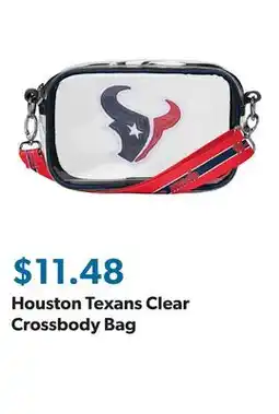 Sam's Club Houston Texans Clear Crossbody Bag offer