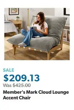 Sam's Club Member's Mark Cloud Lounge Accent Chair offer