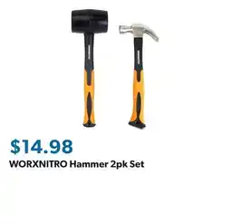 Sam's Club WORXNITRO Hammer 2pk Set offer