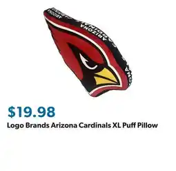 Sam's Club Logo Brands Arizona Cardinals XL Puff Pillow offer