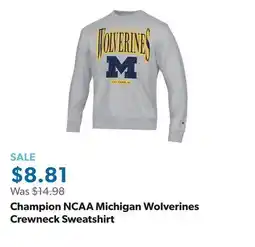 Sam's Club Champion NCAA Michigan Wolverines Crewneck Sweatshirt offer