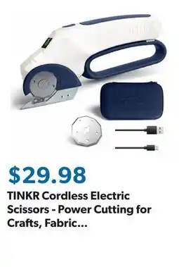 Sam's Club TINKR Cordless Electric Scissors - Power Cutting for Crafts, Fabric & DIY offer