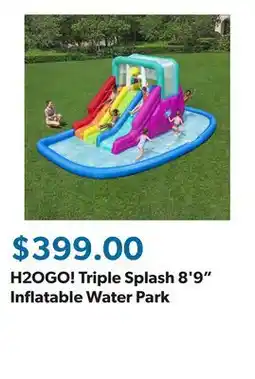 Sam's Club H2OGO! Triple Splash 8'9 Inflatable Water Park offer