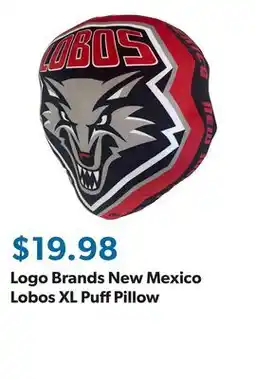 Sam's Club Logo Brands New Mexico Lobos XL Puff Pillow offer