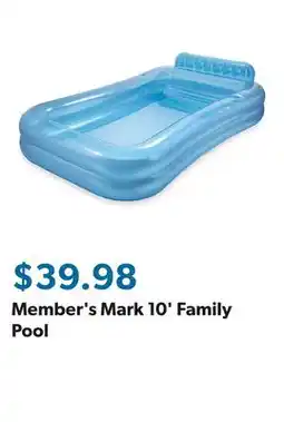 Sam's Club Member's Mark 10' Family Pool offer