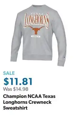 Sam's Club Champion NCAA Texas Longhorns Crewneck Sweatshirt offer