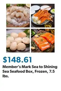 Sam's Club Member's Mark Sea to Shining Sea Seafood Box, Frozen, 7.5 lbs offer