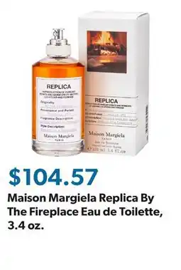 Sam's Club Maison Margiela Replica By The Fireplace Eau de Toilette, 3.4 oz offer
