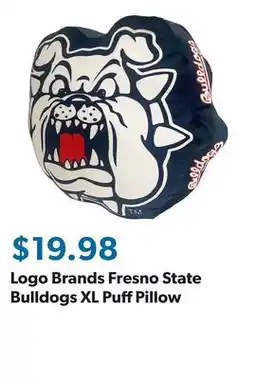 Sam's Club Logo Brands Fresno State Bulldogs XL Puff Pillow offer