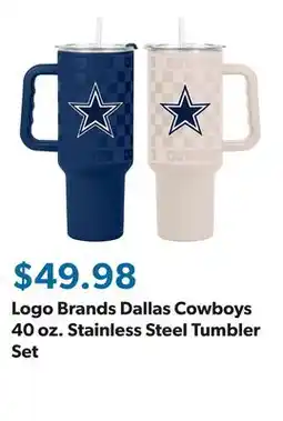 Sam's Club Logo Brands Dallas Cowboys 40 oz. Stainless Steel Tumbler Set offer