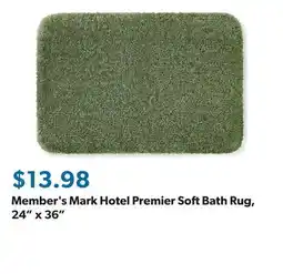 Sam's Club Member's Mark Hotel Premier Soft Bath Rug, 24 x 36 offer