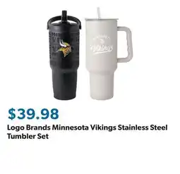 Sam's Club Logo Brands Minnesota Vikings Stainless Steel Tumbler Set offer