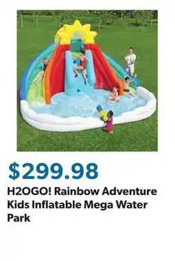 Sam's Club H2OGO! Rainbow Adventure Kids Inflatable Mega Water Park offer