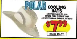 Ollie's POLAR COOLING HATS offer