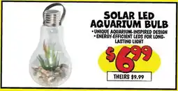 Ollie's SOLAR LED AQUARIUM BULB offer