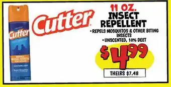 Ollie's Cutter INSECT REPELLENT offer