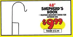 Ollie's 48 SHEPHERD'S HOOK offer