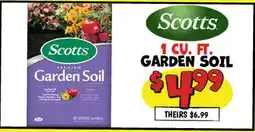 Ollie's Scotts 1 CU. FT. GARDEN SOIL offer