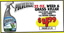 Ollie's PULVERIZE 32 OZ. WEED & GRASS KILLER offer