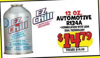Ollie's EZ CHILL AUTOMOTIVE R134A offer